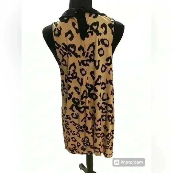 Forever 21 leopard print tank top in black & brown. Women’s size XL - Picture 2 of 6